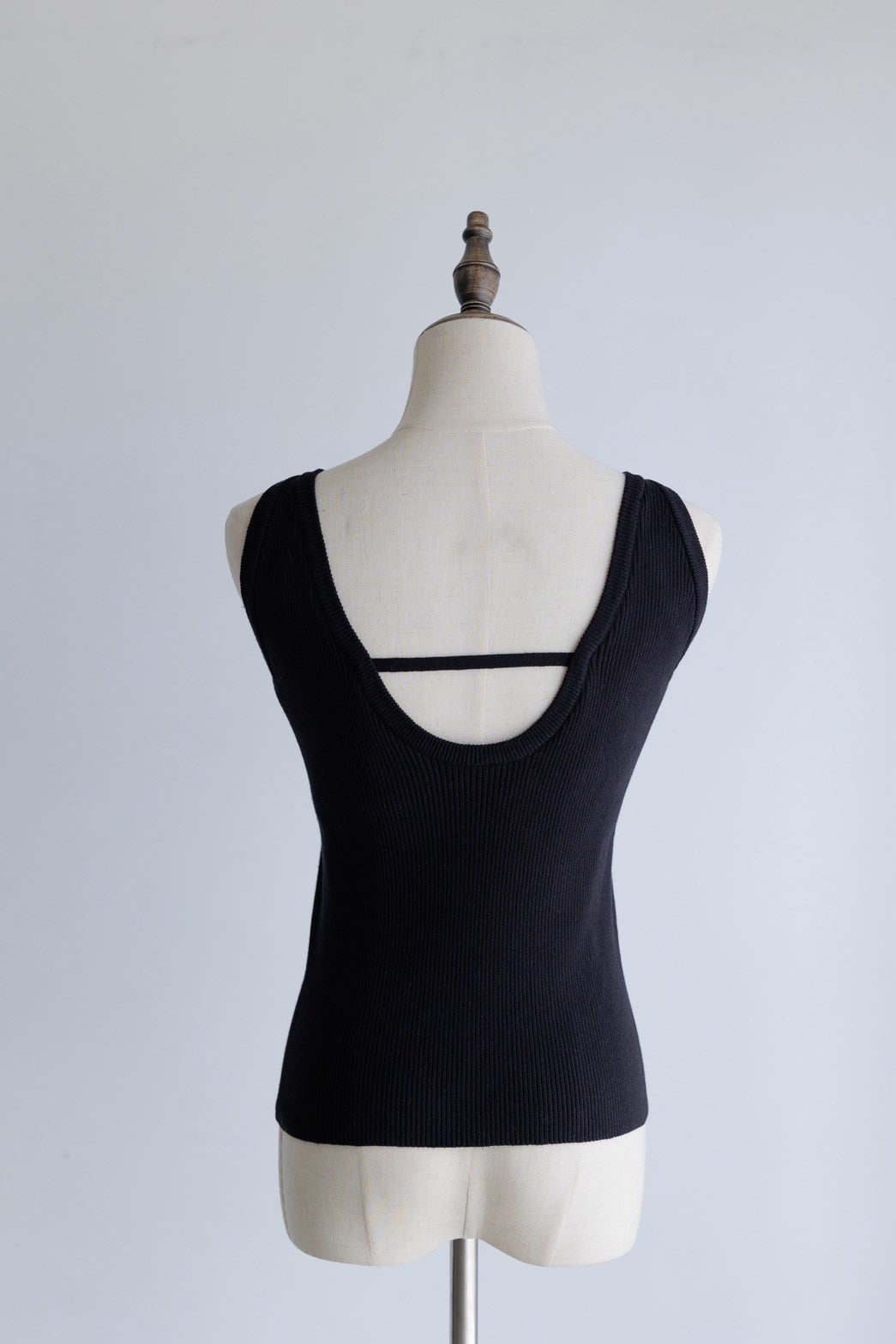 pois ポア　back nuance tank ブラック　未使用品　完売品 back nuance tank【通常販売】3〜5日営業日 | pois