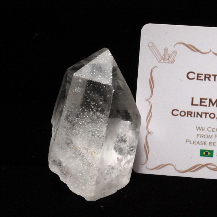 レムリアンシード 水晶 原石 虹入り ブラジル ミナスジェライス州 コリント産 証明書付属 一点物 271-593