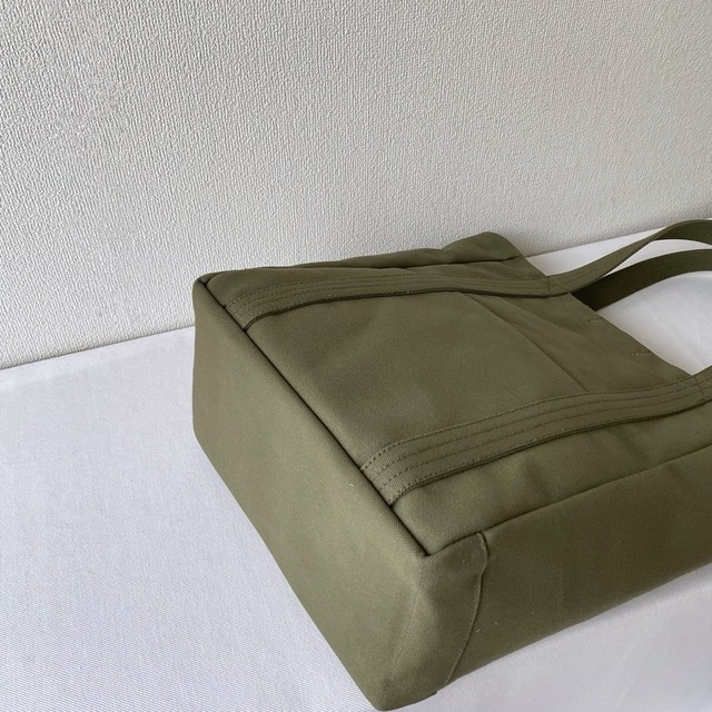【全9色】「軽いボックストート」たて型通勤／倉敷帆布 8号帆布【受注制作】