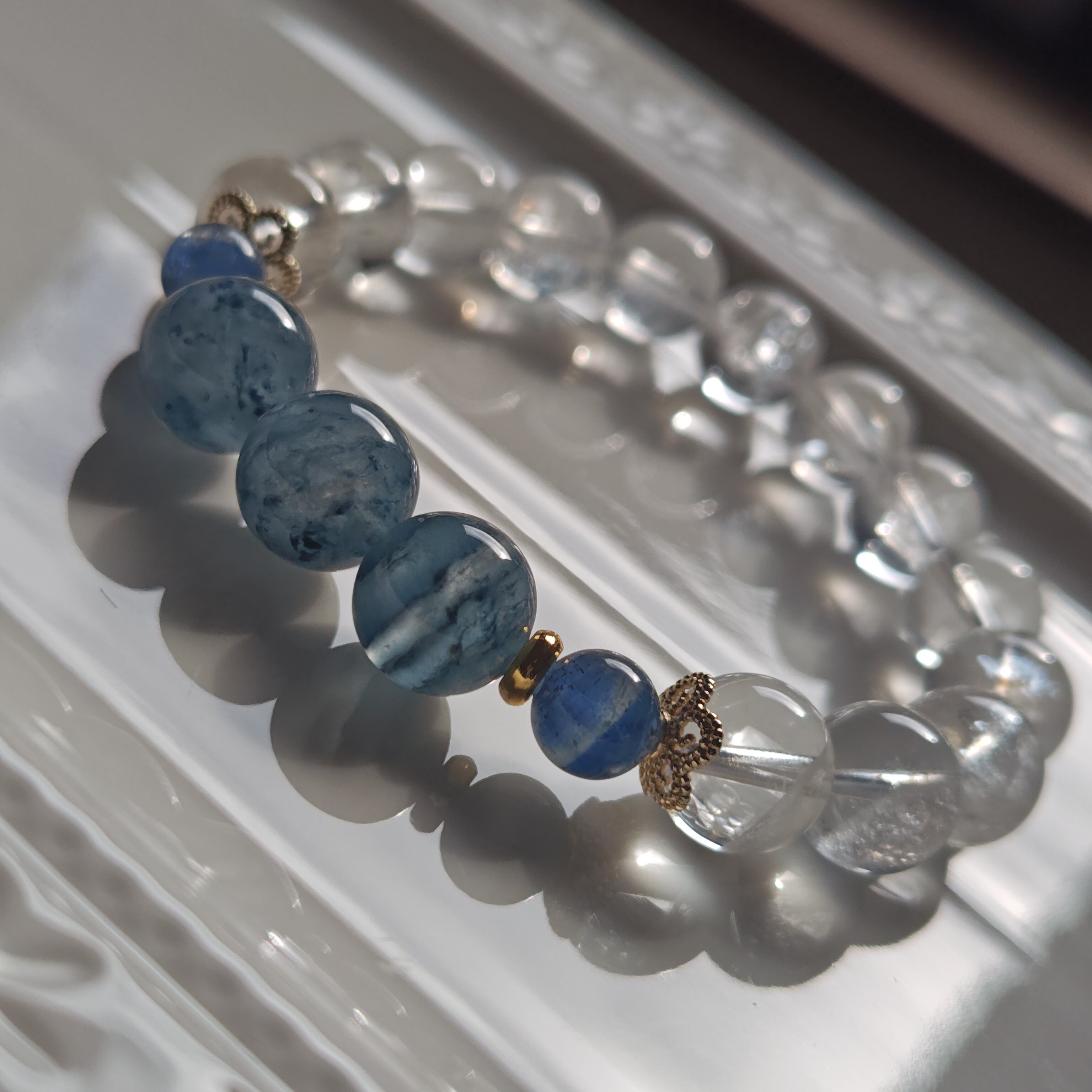 レムリアン水晶×ブルー千層サゲニティック×カイヤナイトシリカ