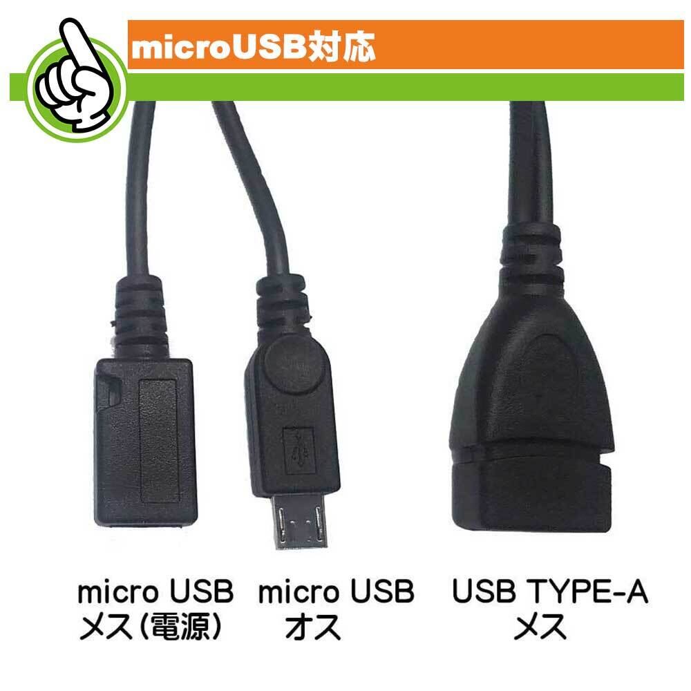 お得な2本セット USB機器給電機能付き micro USB ホスト [ Fire TV
