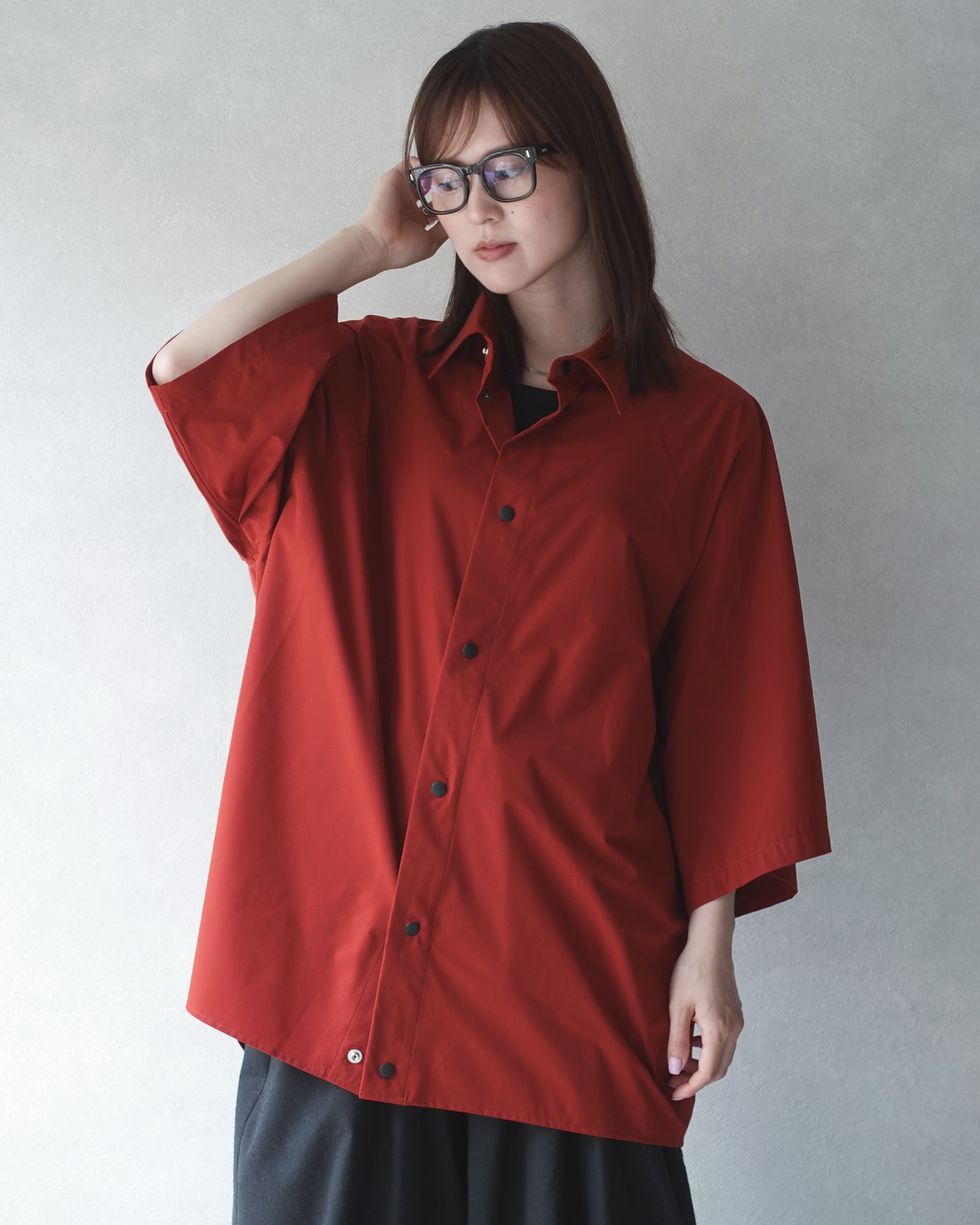 my beautiful landlet PRIMEFLEX BIG SHORT SLEEVE SHIRT RED | nua