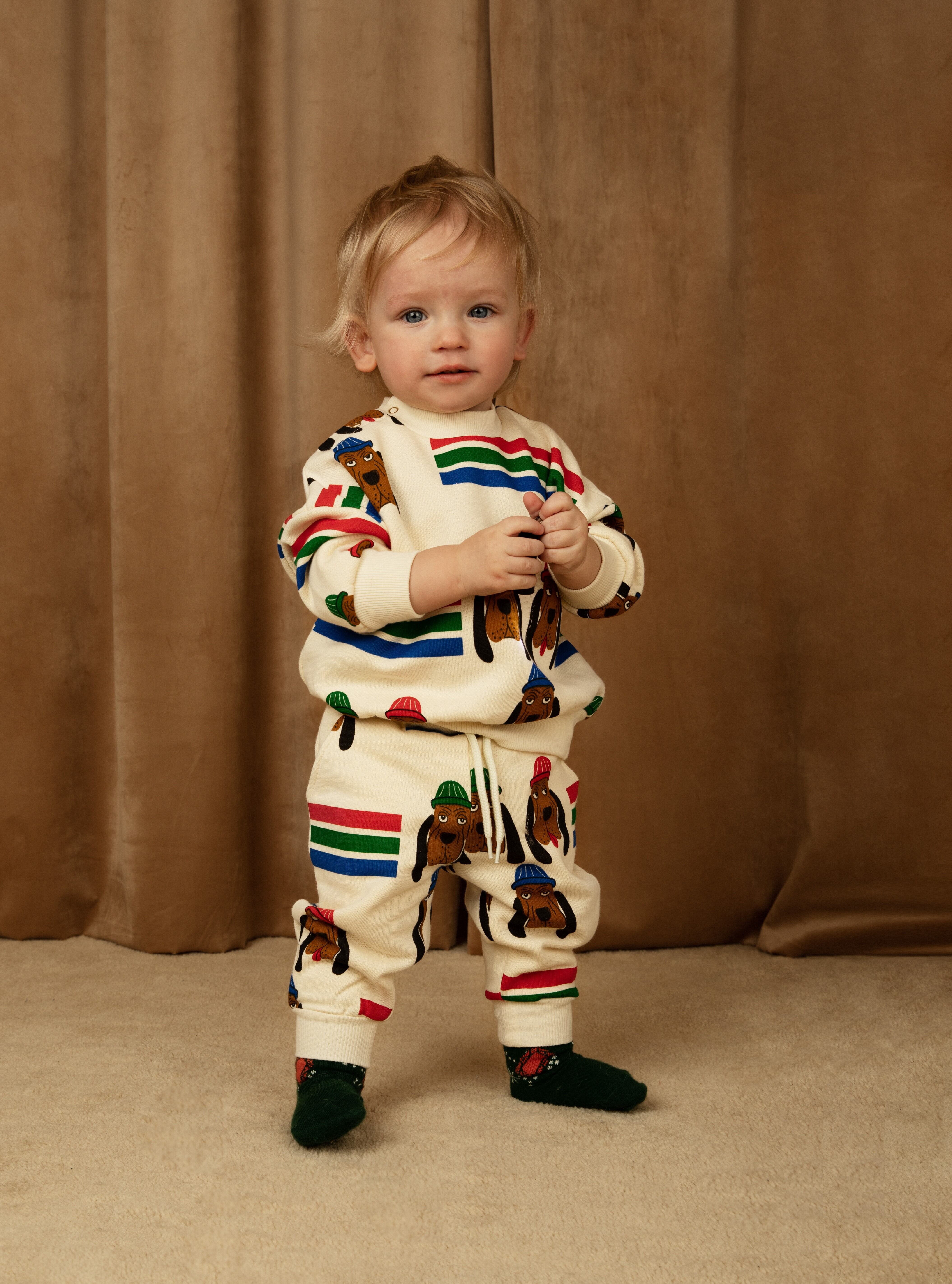 24SS pre】minirodini( ミニロディーニ )Blood hound sweatshirt  