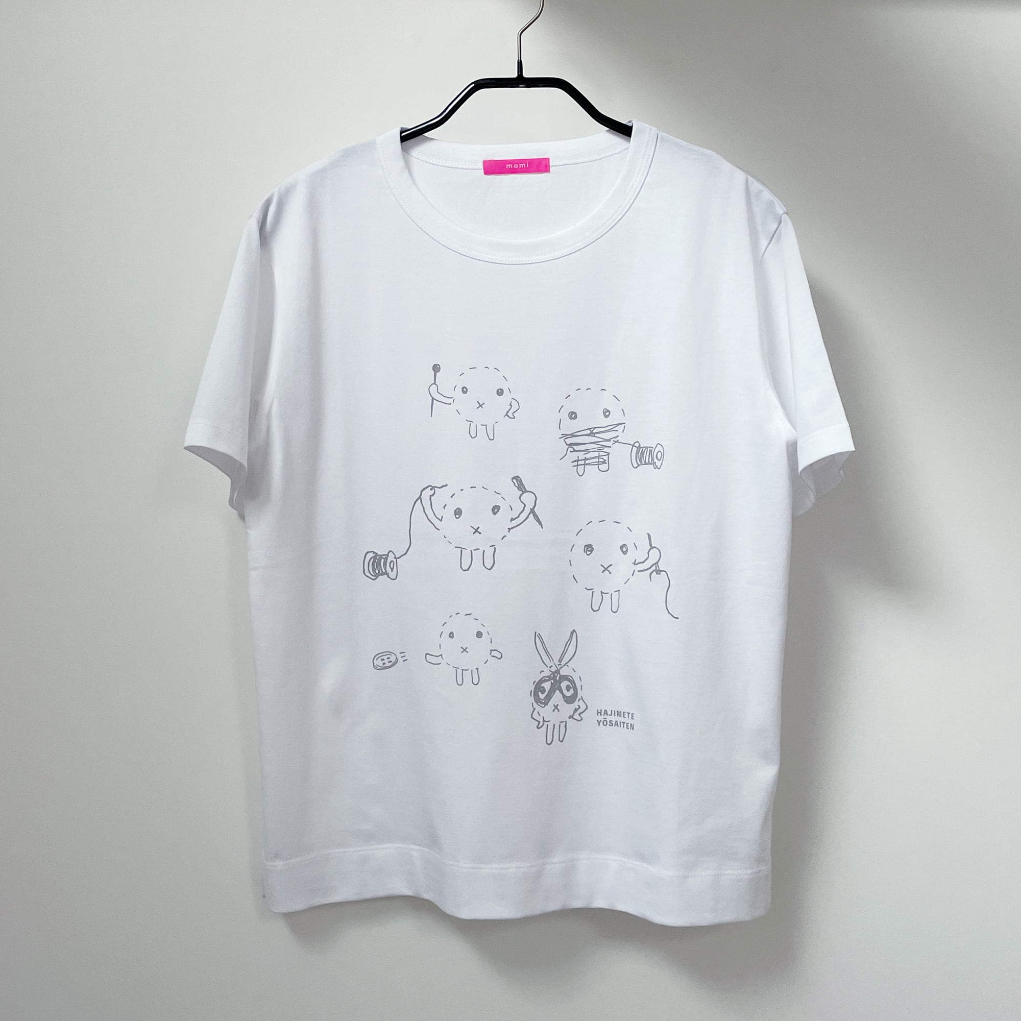 Mami オリジナル Tシャツ イラスト 久文麻未の はじめて洋裁店 Online Shop