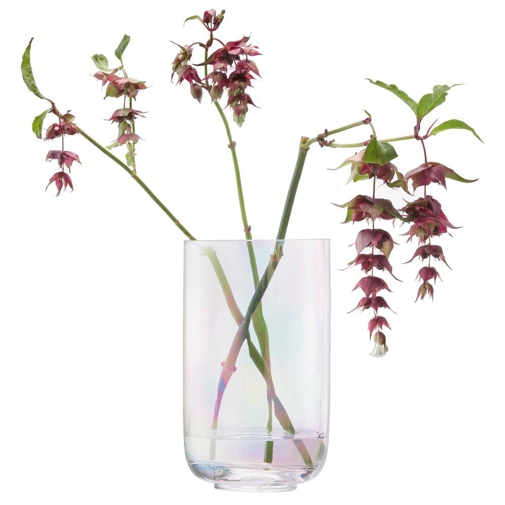 LSA Pearl Lantern & Vase G1736-18-401 パール H18.5cm LPE36 // エルエスエー フラワーベース キャンドルホルダー 花器 花瓶