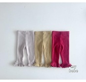 韓国子供服 / 26winter / my bebe / フリルレギンス / キッズ / 冬服 *XS~XL*