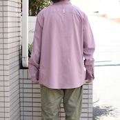 snap button design shirt marble pink
