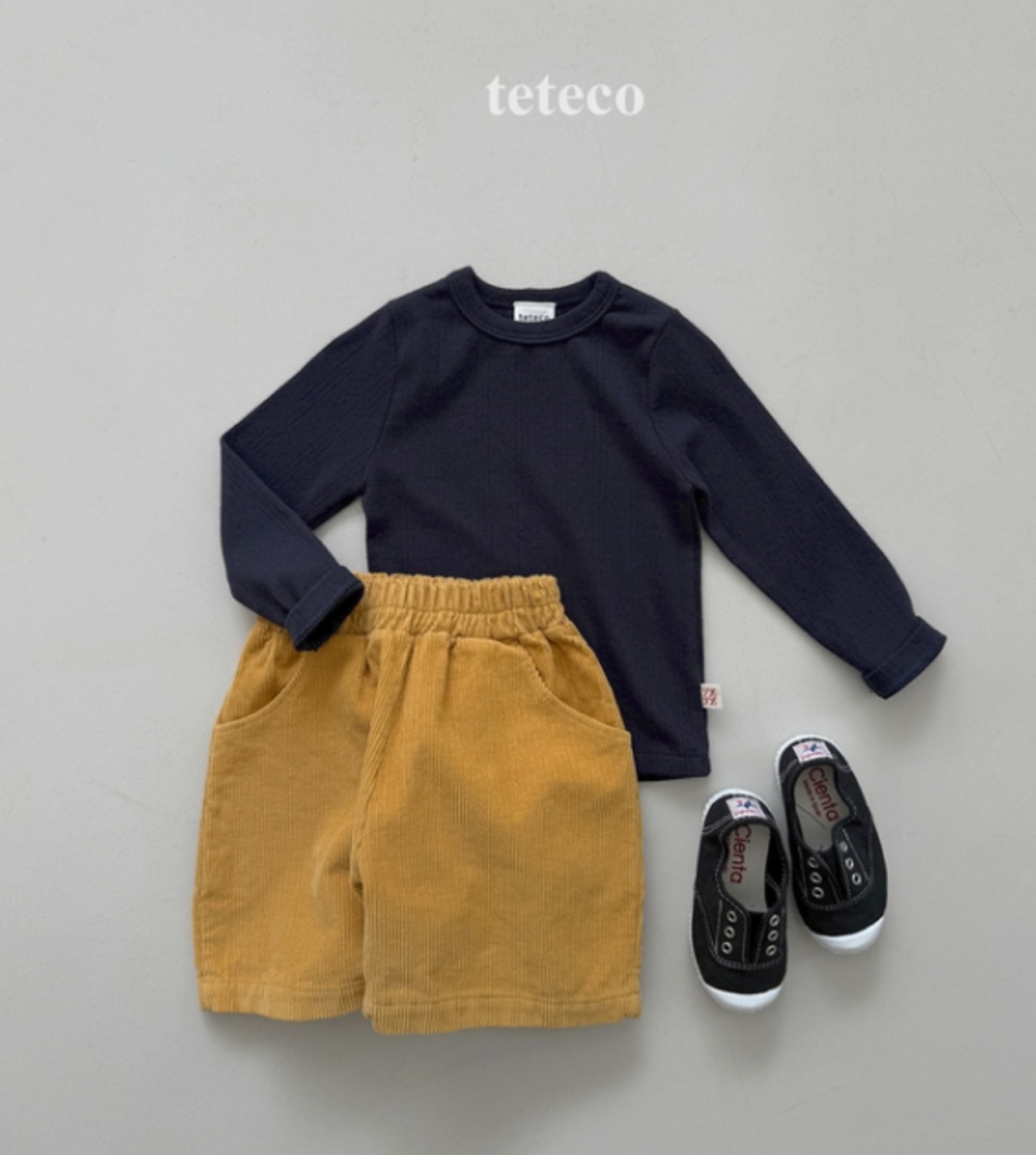【取寄】teteco アイレットTシャツ｜秋服｜韓国子供服｜ 26/AT