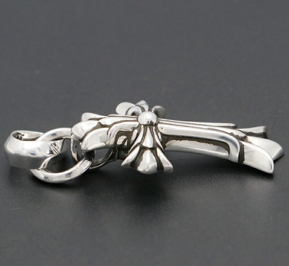 クロムハーツCH CRS SML W/BALE/スモールCHクロスベイル CHROME HEARTS クロムハーツ スモール CBL CH CROSS SML W/ATTACHED