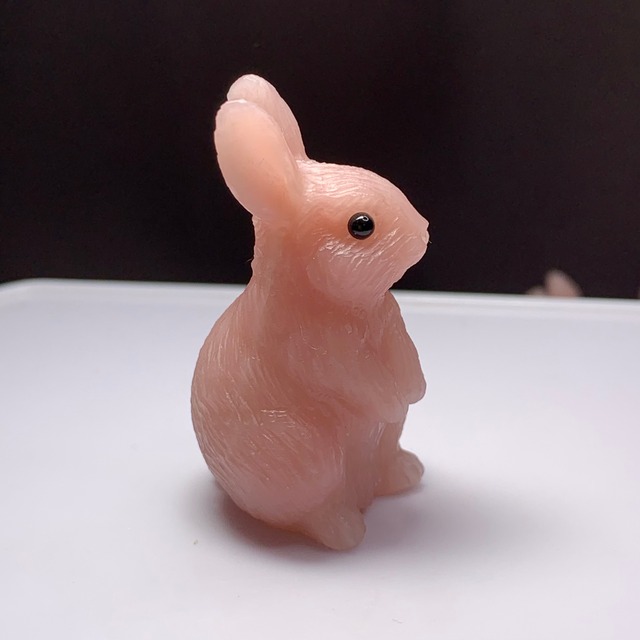 7.ピンクオパールうさぎ・インテリア