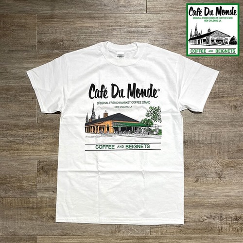 Cafe Du Monde Logo T-Shirt Tシャツ 半袖【cdm001-wht】