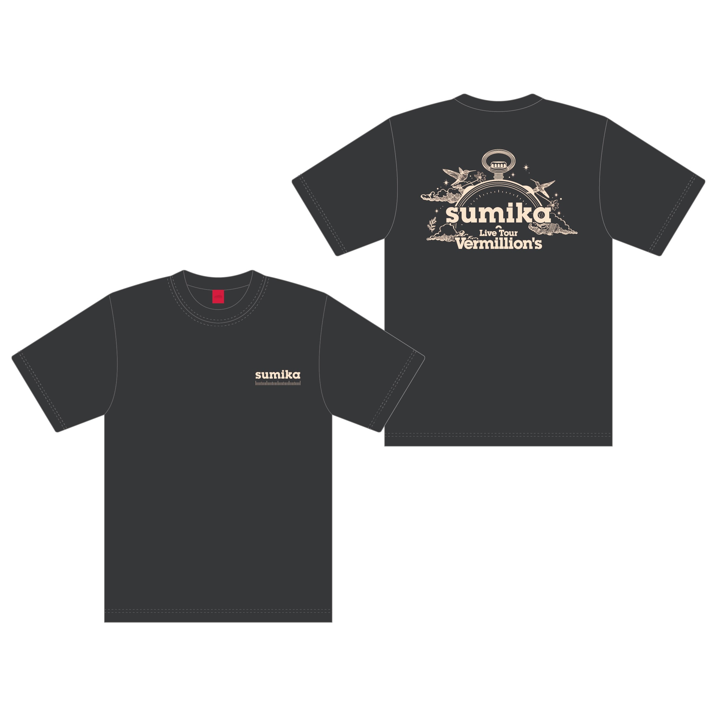 sumika / Vermillion's Tシャツ（スミ）