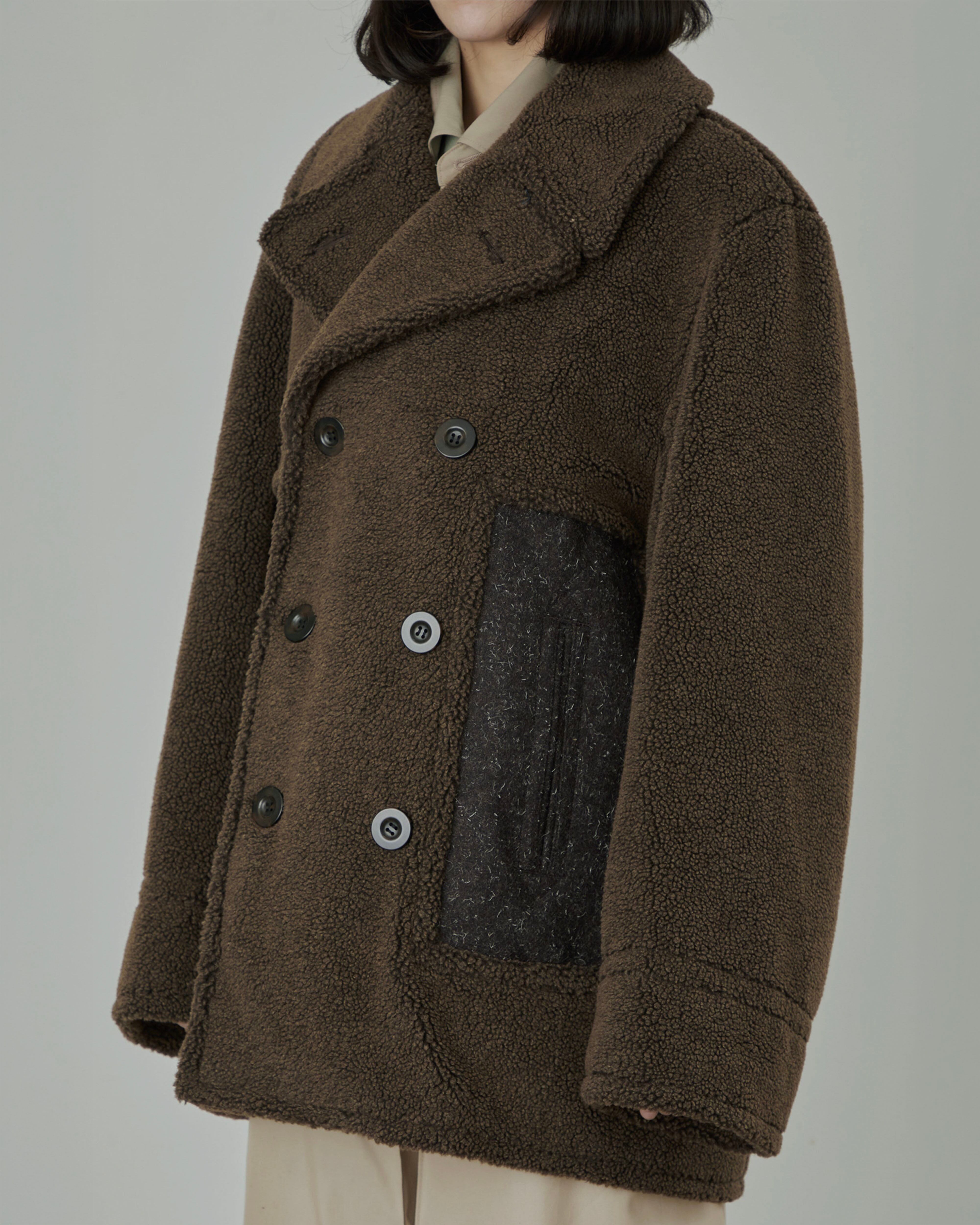 i'm here : - Boa P-Coat ：Melange｜ケンピメルトン／Extra TIME