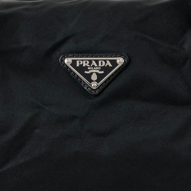 PRADA プラダ ハンドバッグ ブラック トライアングルロゴ ナイロン ミニボストン vintage ヴィンテージ オールド f222mj
