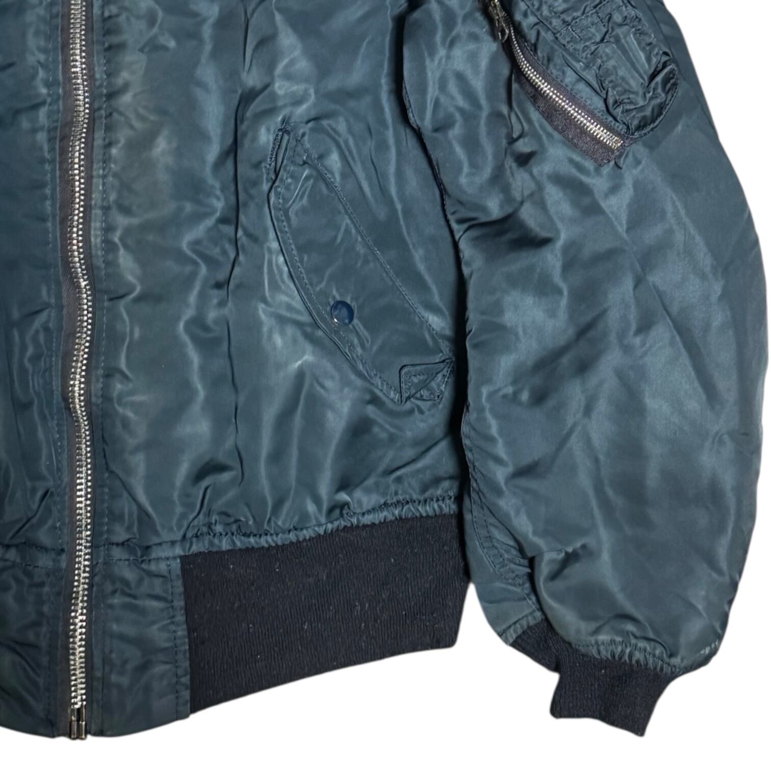 稀少 ALPHA INDUSTRIES 80s 旧タグ USA製 ビンテージ MA-1 フライト