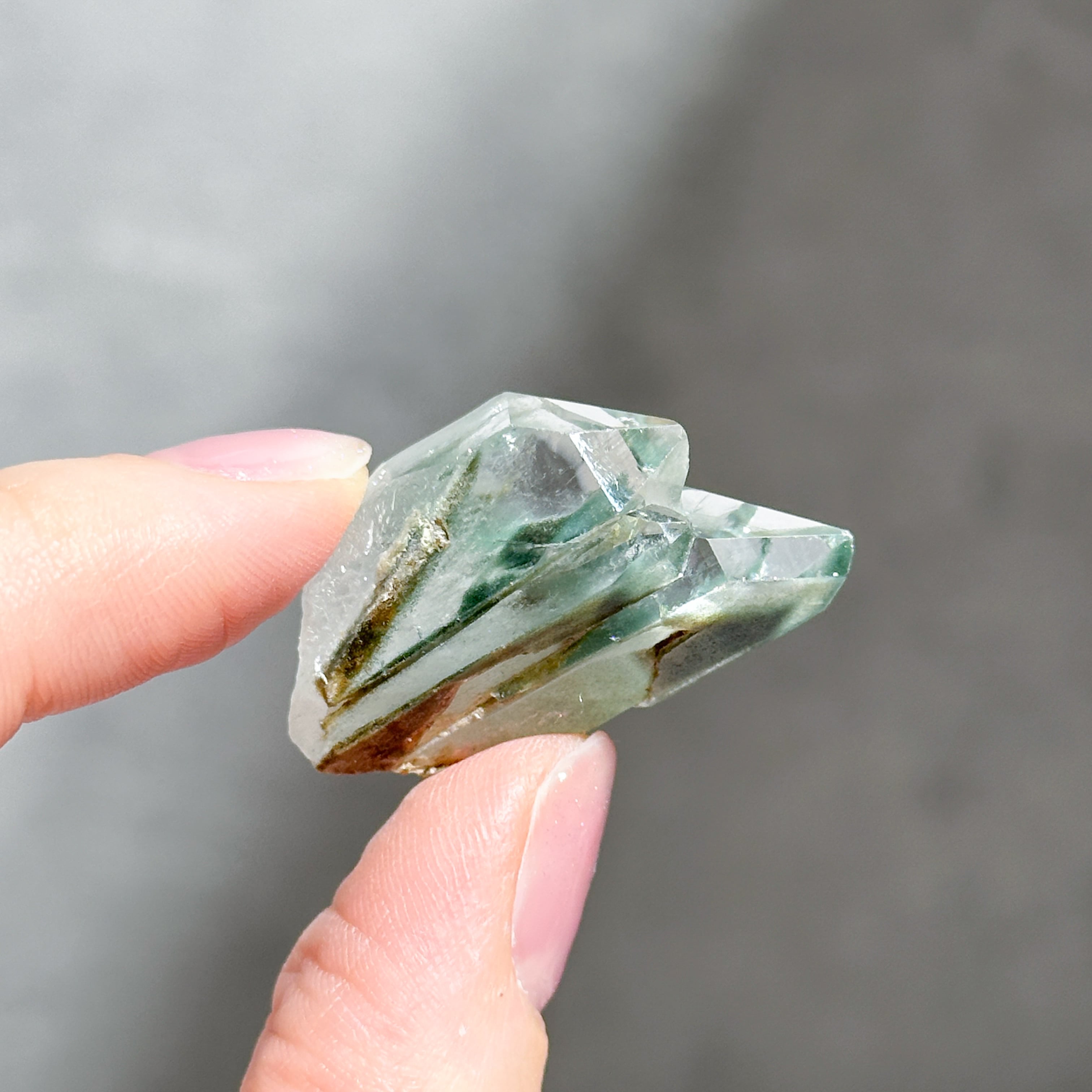 コロンビアン産クローライトインクォーツ02◇ Chlorite in Quartz From
