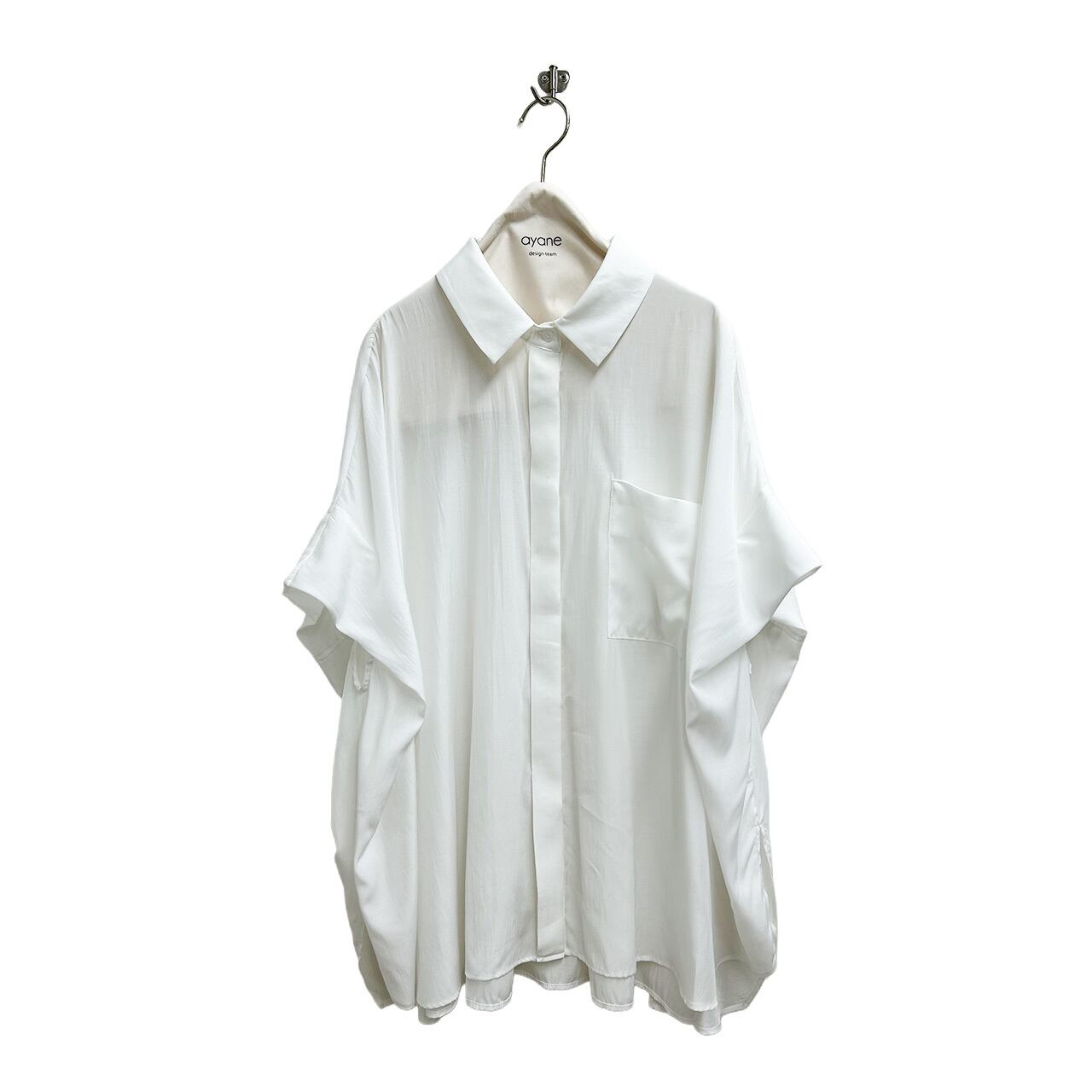 SALE【ayane】オーバーサイズトロミシャツ 826514 アヤン | red earth