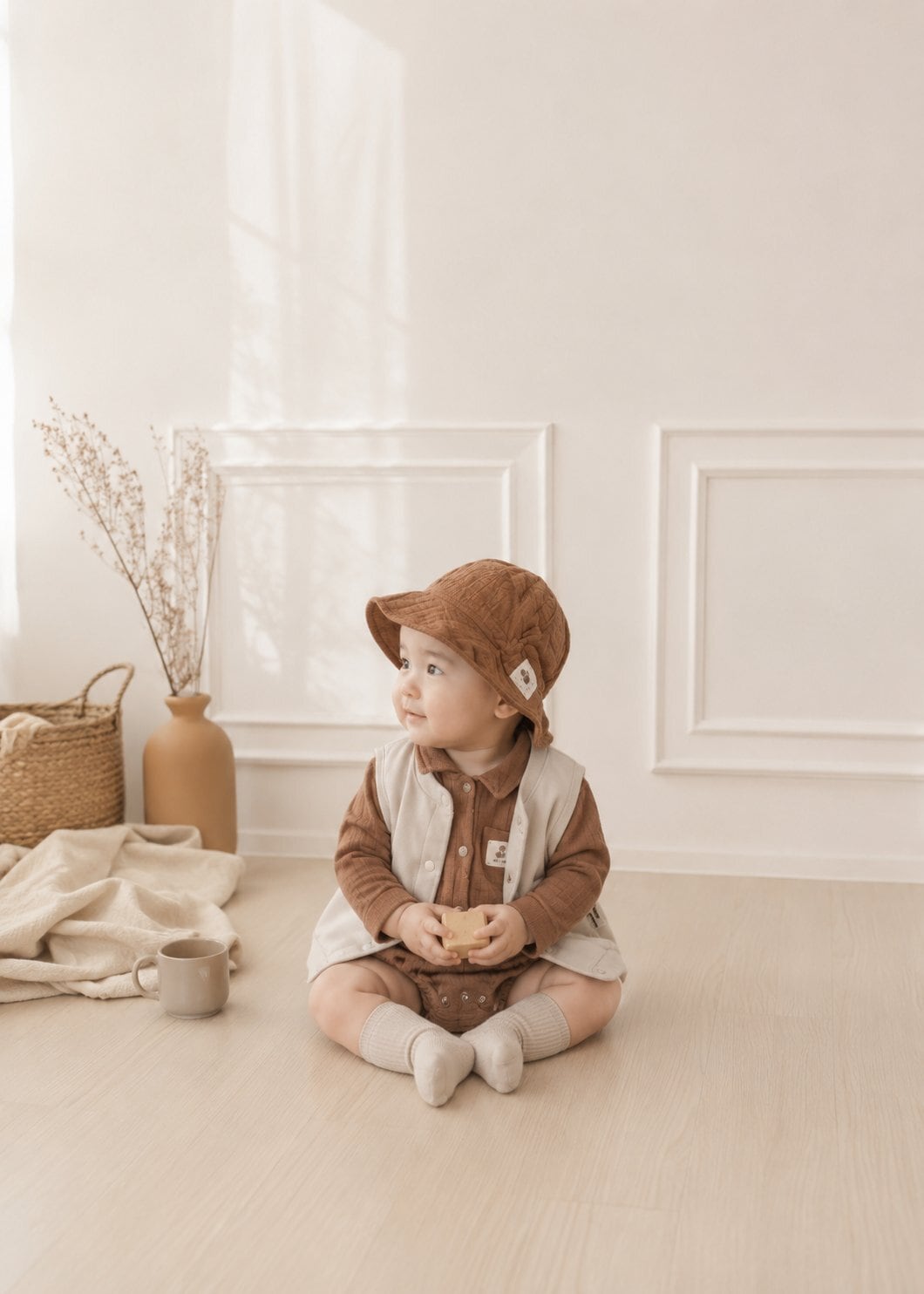 送料無料【予約】/ ミニシャツロンパース / valubebe