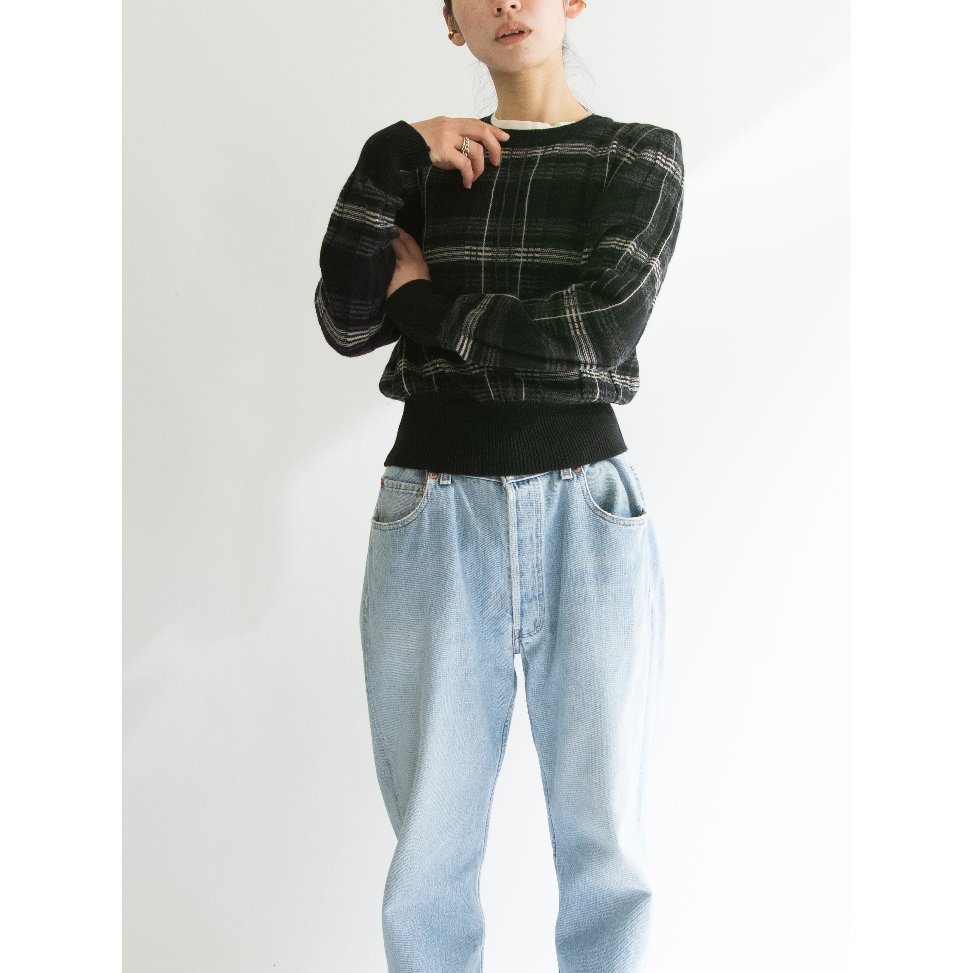 SONIA RYKIEL vintage ウール・アンゴラニットトップス 38