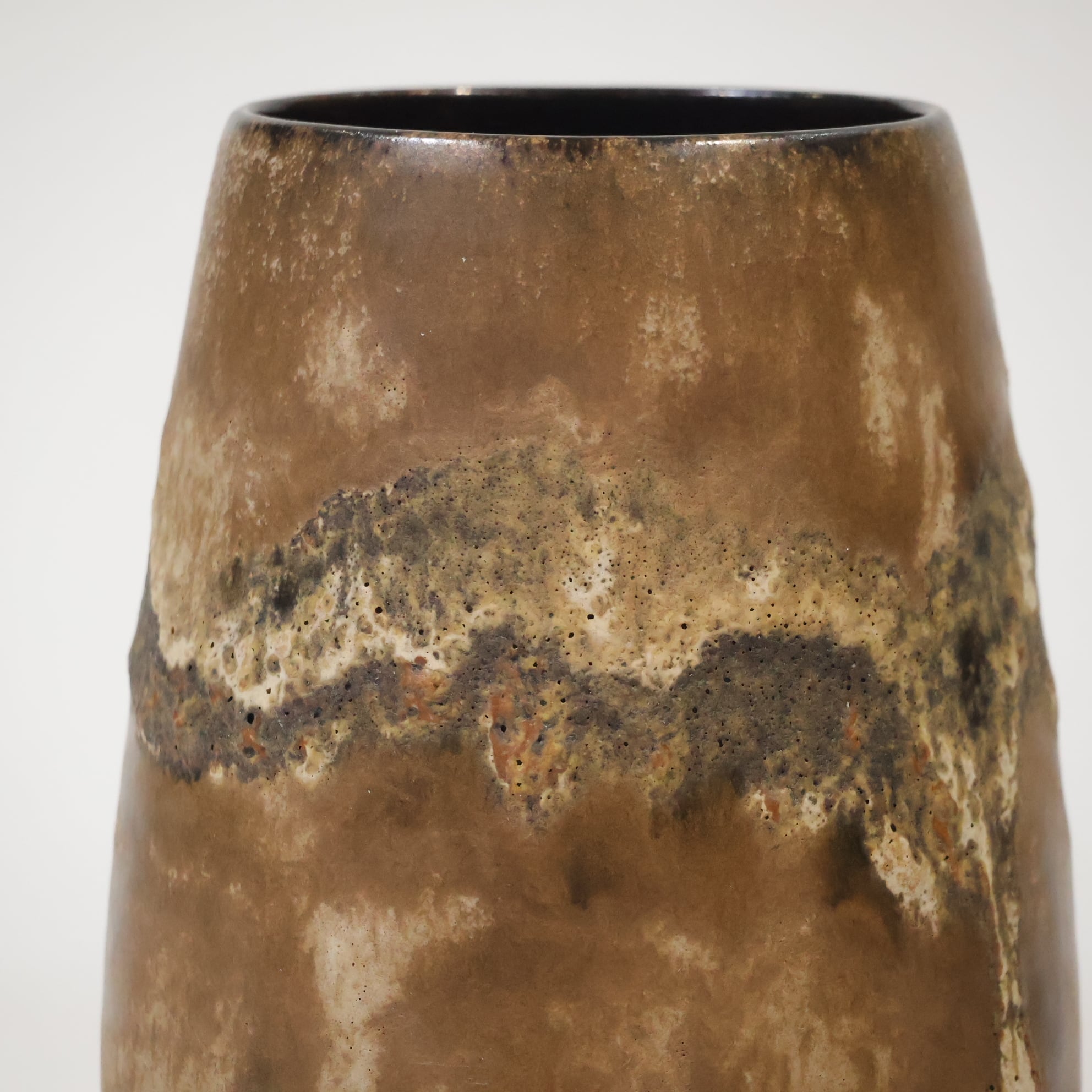 Ruscha-- 18.1cm | Fat Lava & German Art Pottery