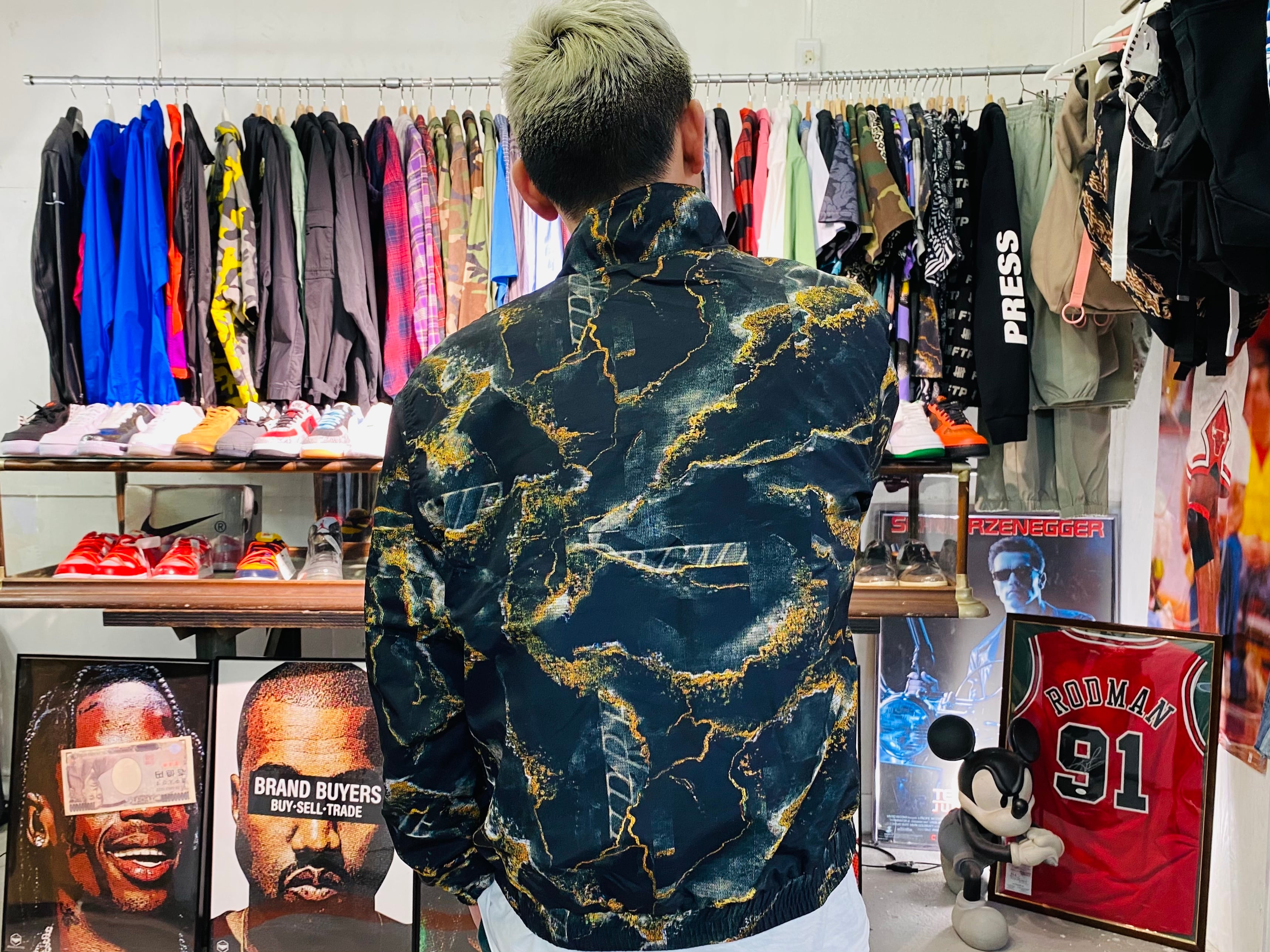 SUPREME Marble Track Jacket