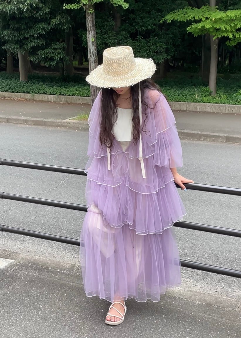RANUN MELLOW / MAUVE × SILVER | ORIENT MILLINERY