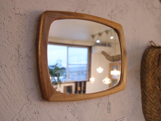 Wood Mirror/ウッドミラー/鏡/北欧/ナチュラル/シンプル