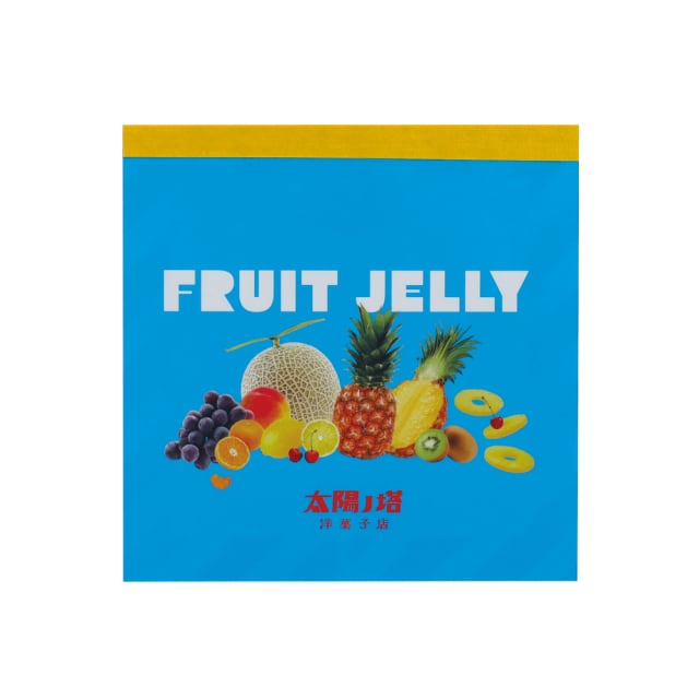 太陽ノ塔洋菓子店 メモパッド・スクエア フルーツゼリー | てんくーどう