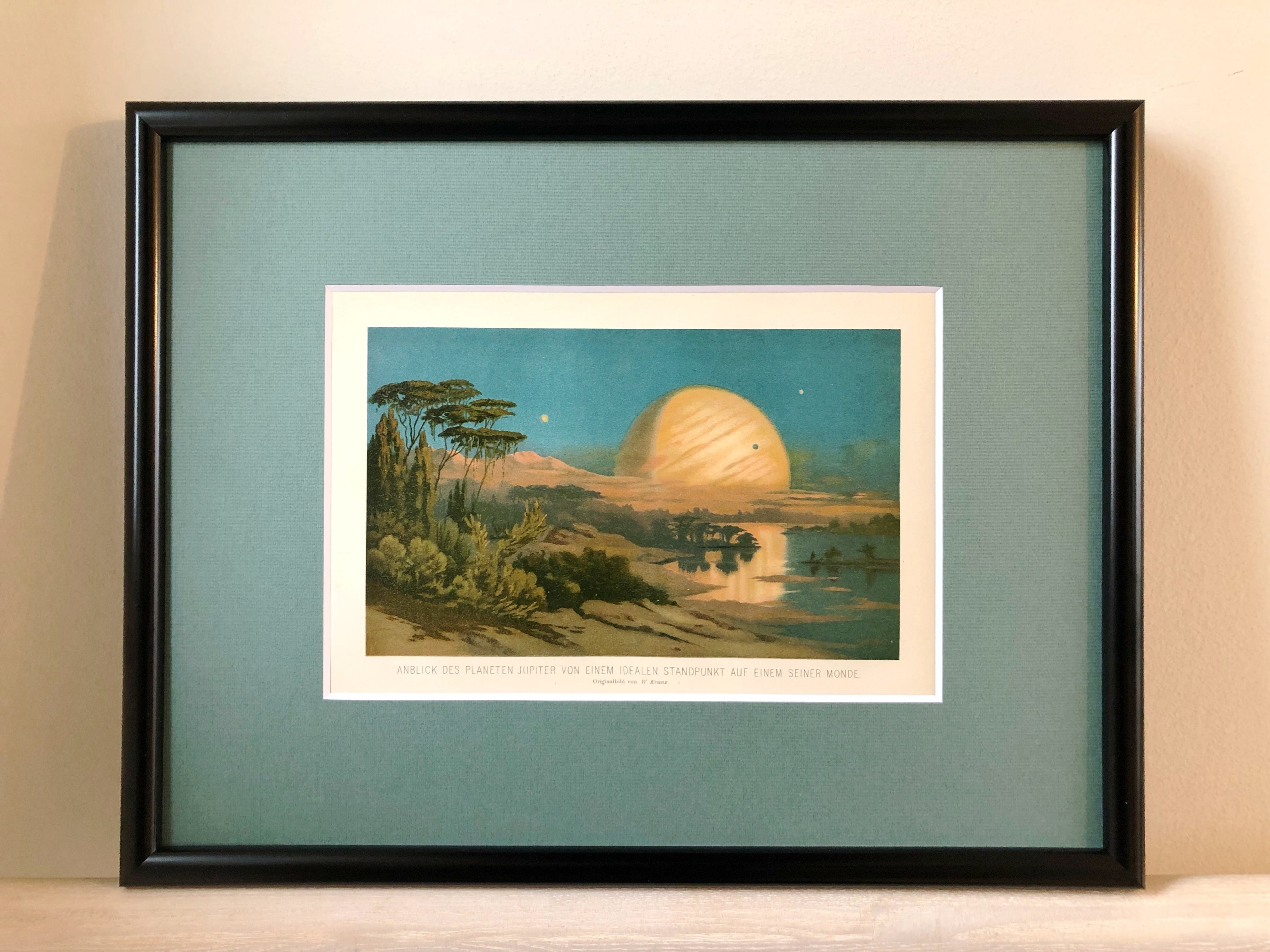 衛星から見た木星の図版 | メルキュール骨董店