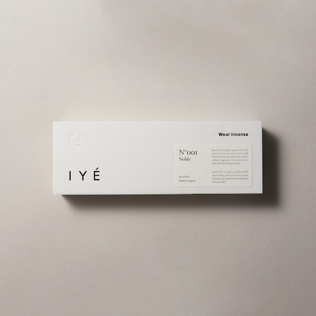 IYE incense No.001 Noble (お香)