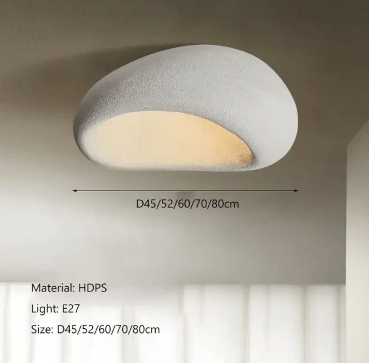 D45】マルーンシーリングライト /Maroon Ceiling Light LT013 | WABI