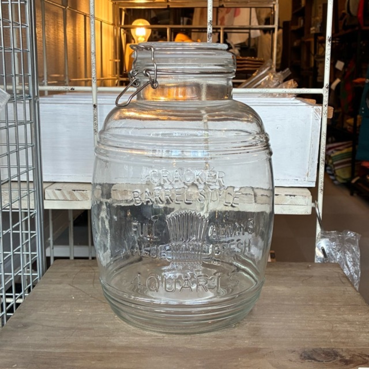 DULTON AIRTIGHT JAR　ダルトン　エアータイトジャー　4.3L　グラスジャー　キャニスター　保存容器　ガラス容器　密閉