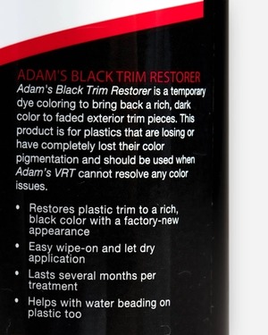 Adam’s Black Trim Restorer｜ブラックトリムリストーラー