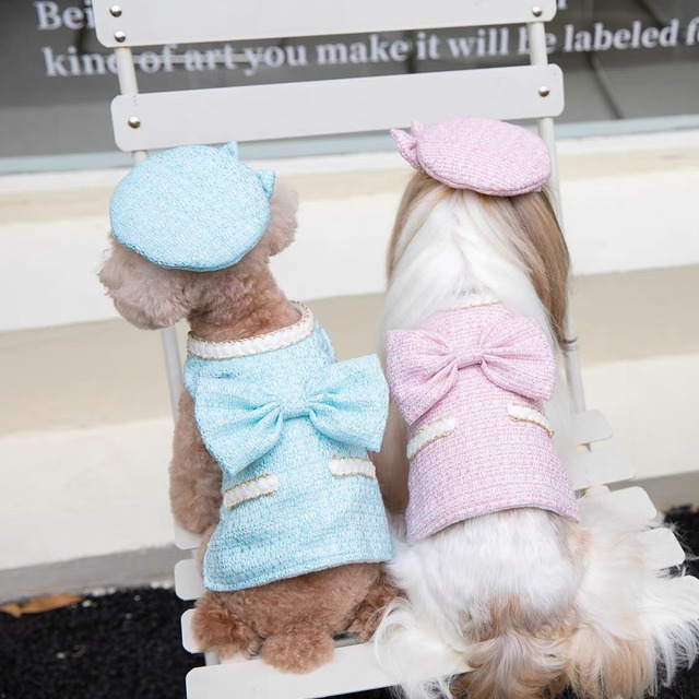 【予約】ツイードリボンベレー帽