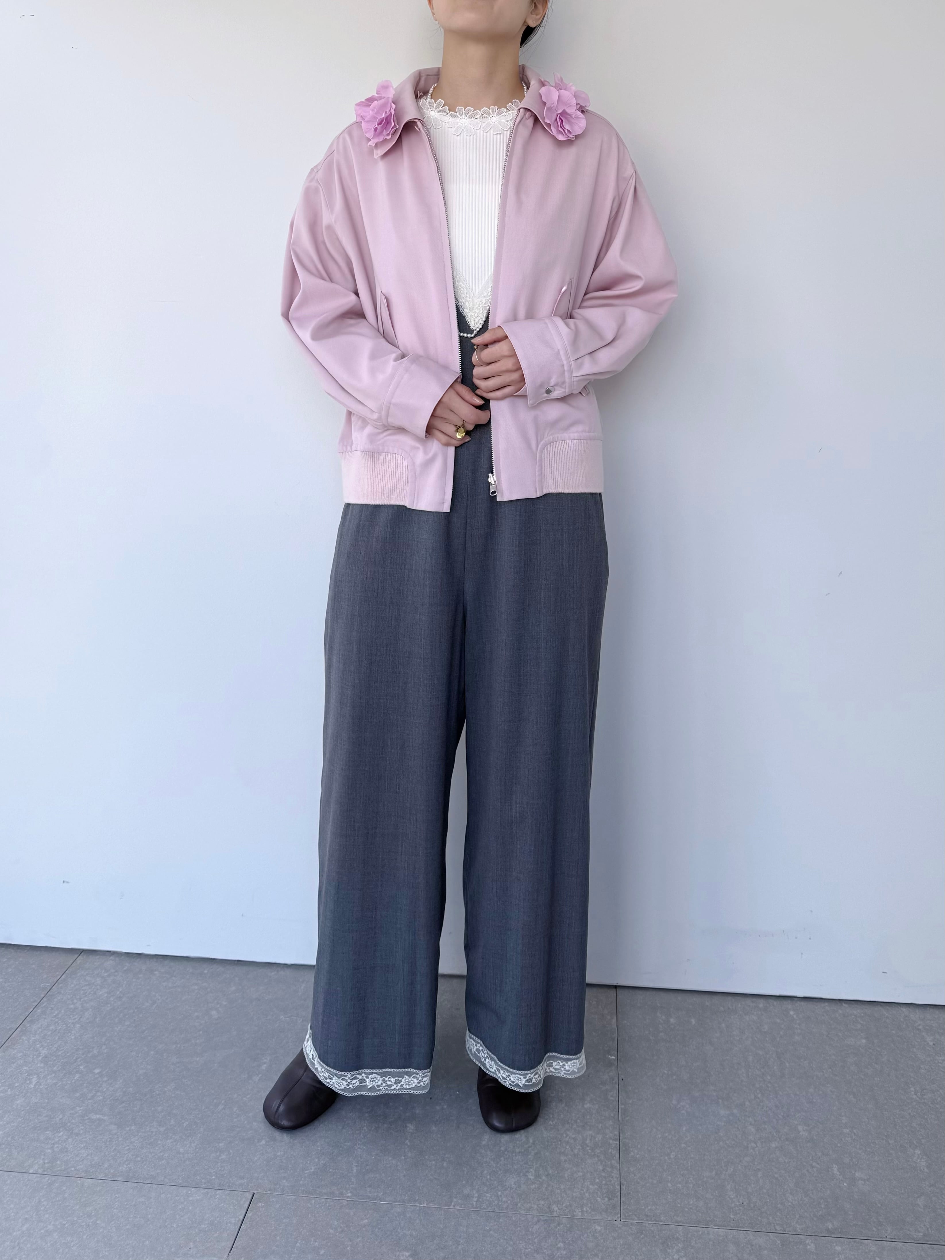 MUVEIL リバーシブルウィングトップウールブルゾン | KOKO