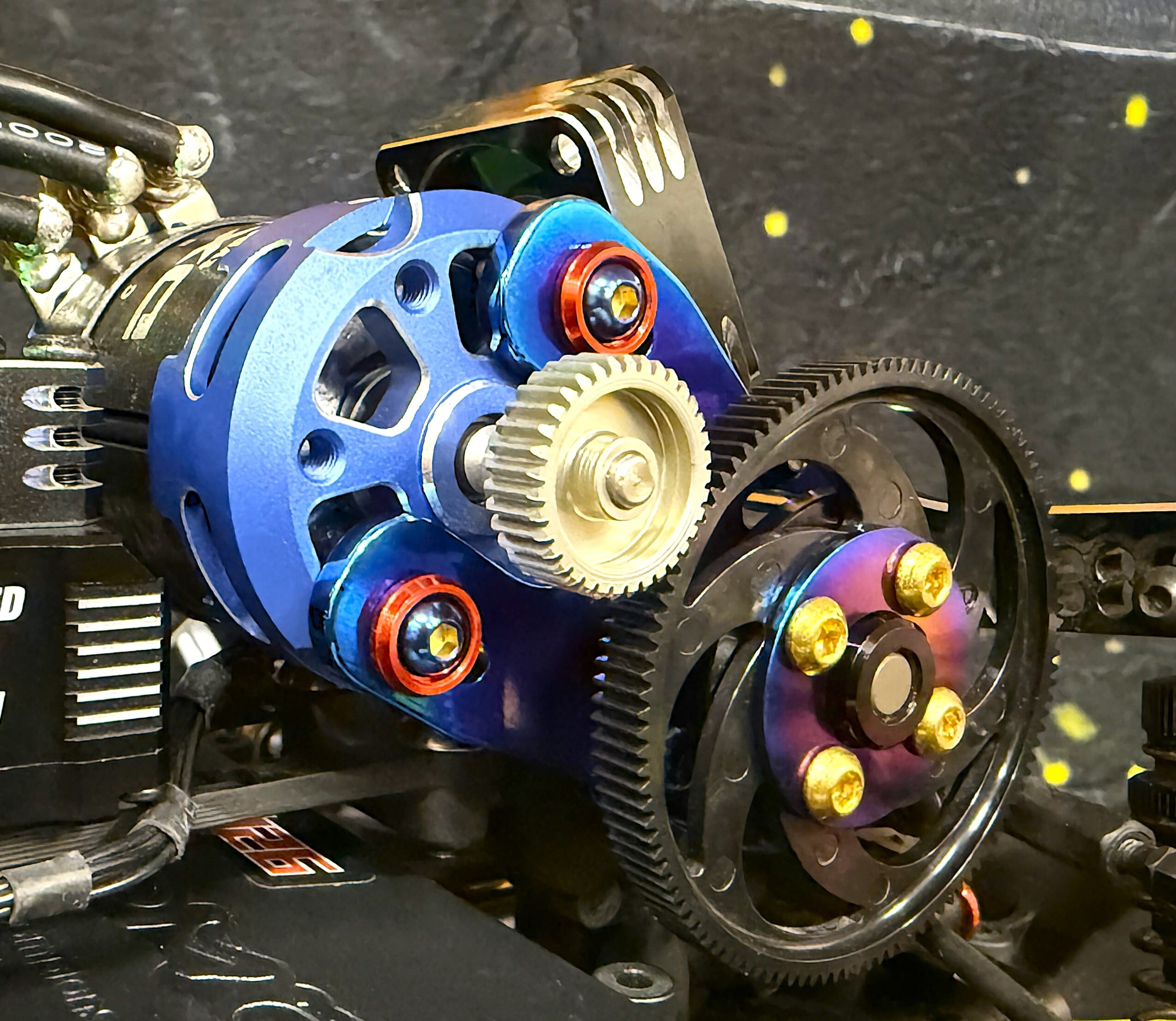 RC926】64チタン【焼き色付き】モーターマウント RD2.0/SD3.0/SD2.0