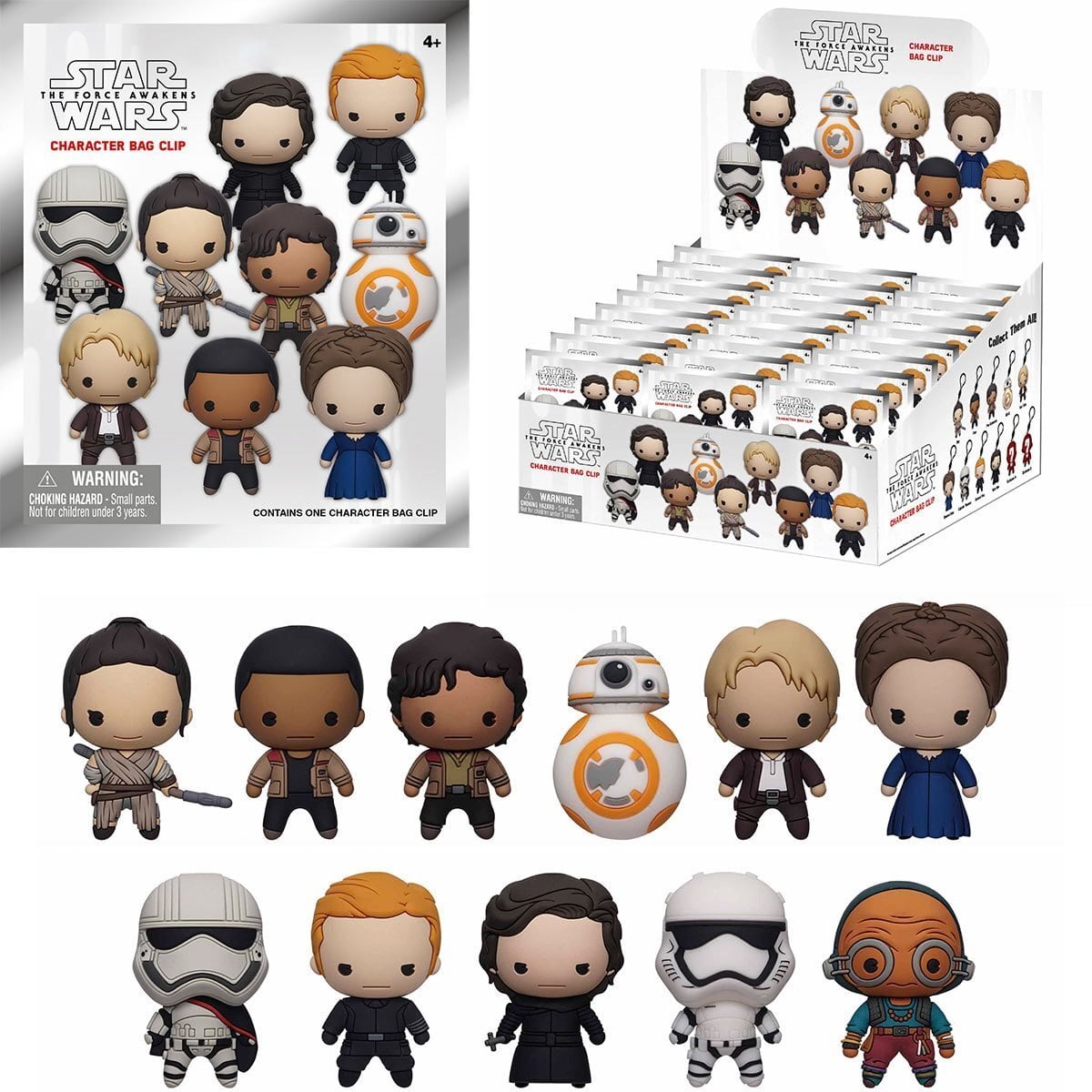 スターウォーズのクリップ モノグラム フィギュラル バッグ クリップ スター・ウォーズ／フォース