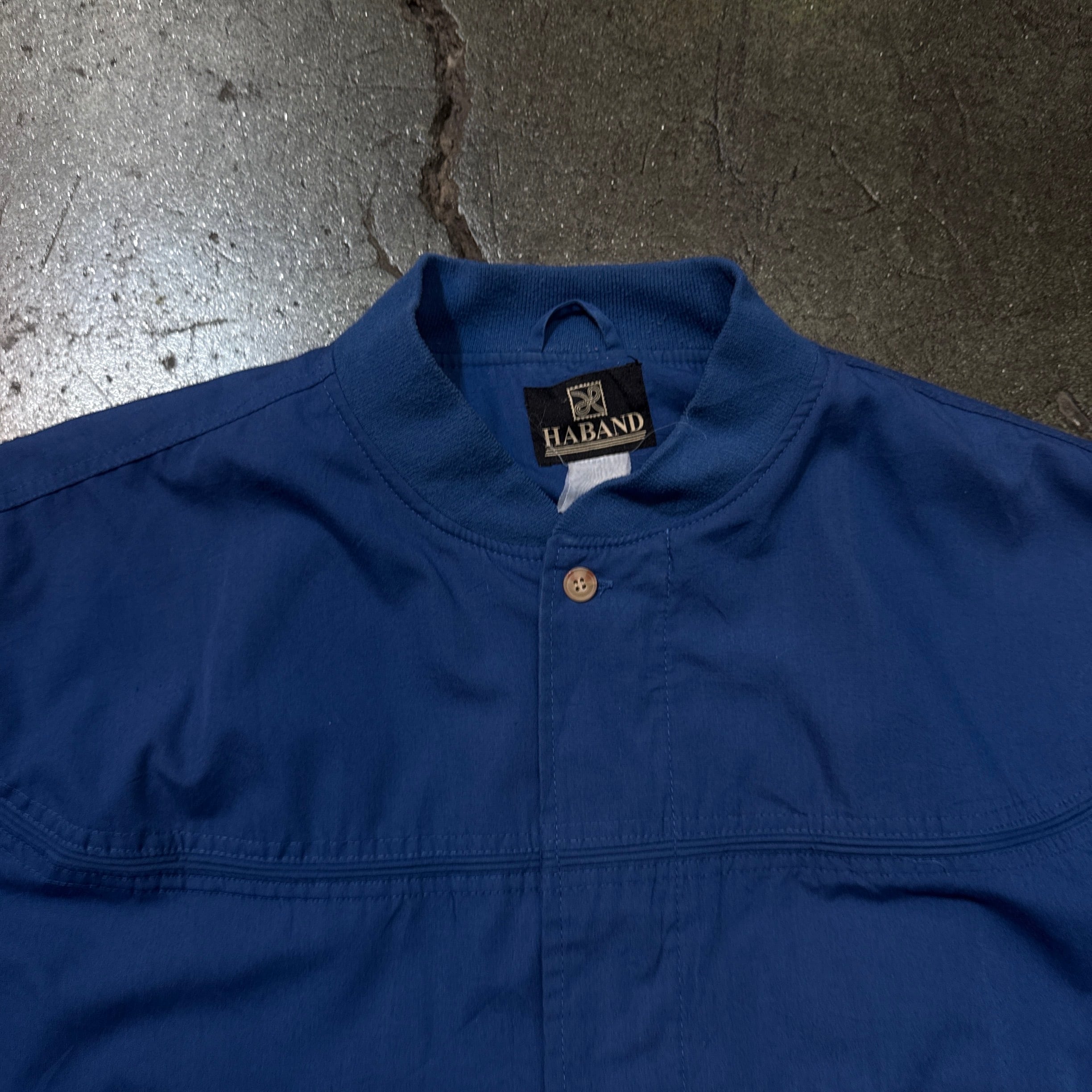 90s〜00s HABAND Cup Shoulder Jacket Derby Jacket Blue 90年代 00