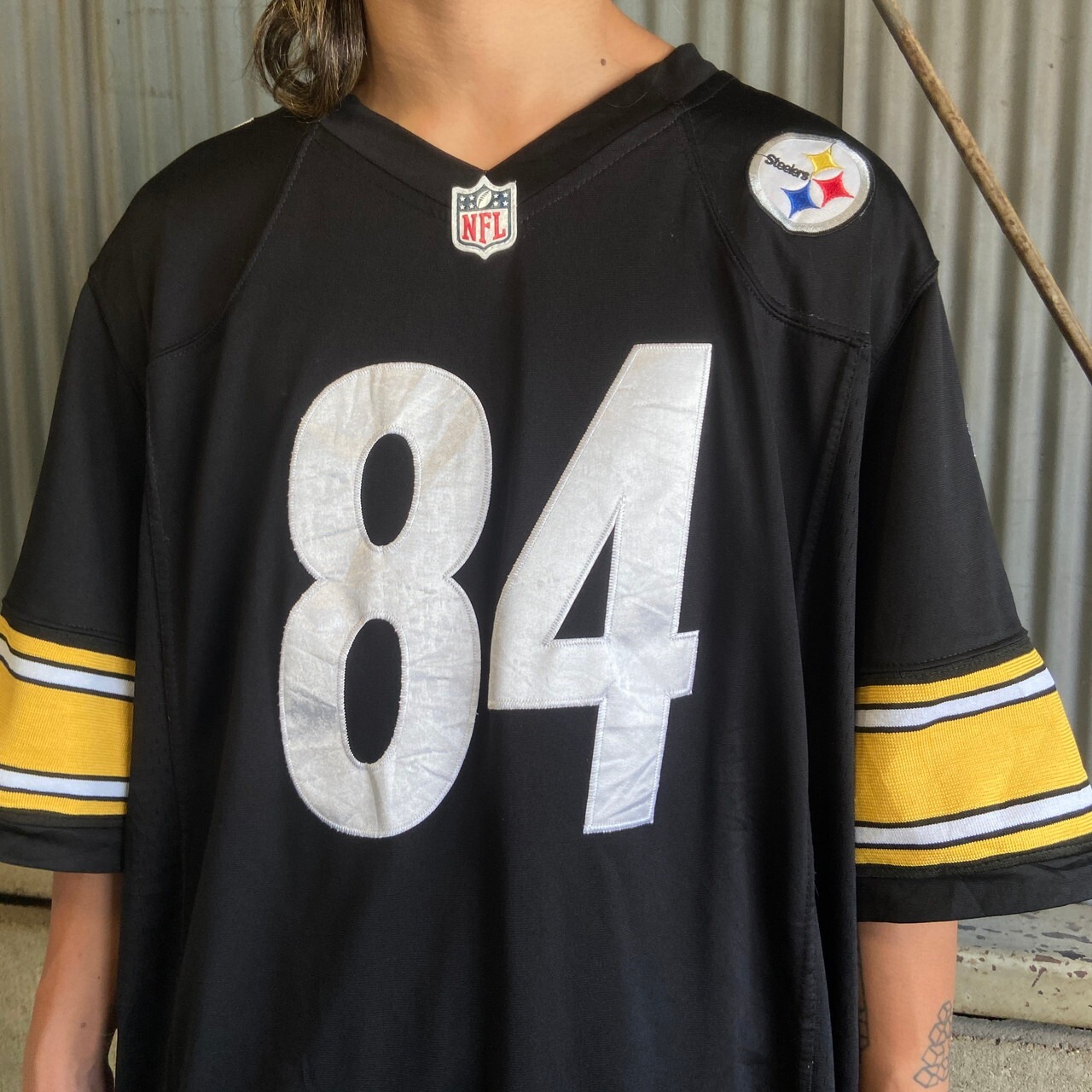 NIKE ナイキ NFL ピッツバーグ・スティーラーズ BROWN 84 ゲームシャツ  