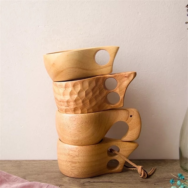 【受注/送料無料】wooden coffee cup 木製コーヒーカップ