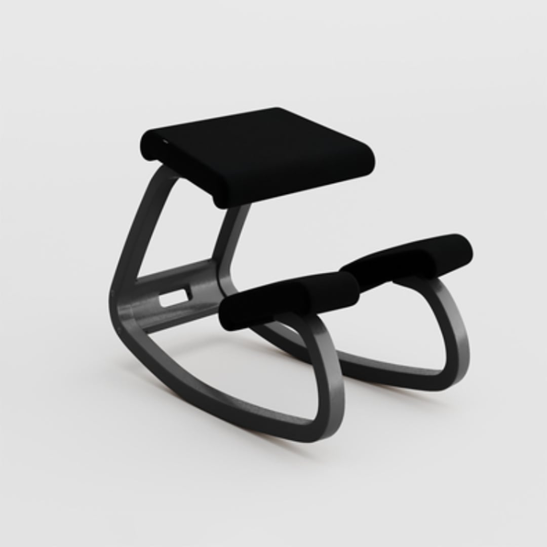 VARIABLE バランスチェア BASE BLACK Kvadrat Revive[ヴァリ VARIABLE バランスチェア BASE BLACK Kvadrat Revive[ヴァリ