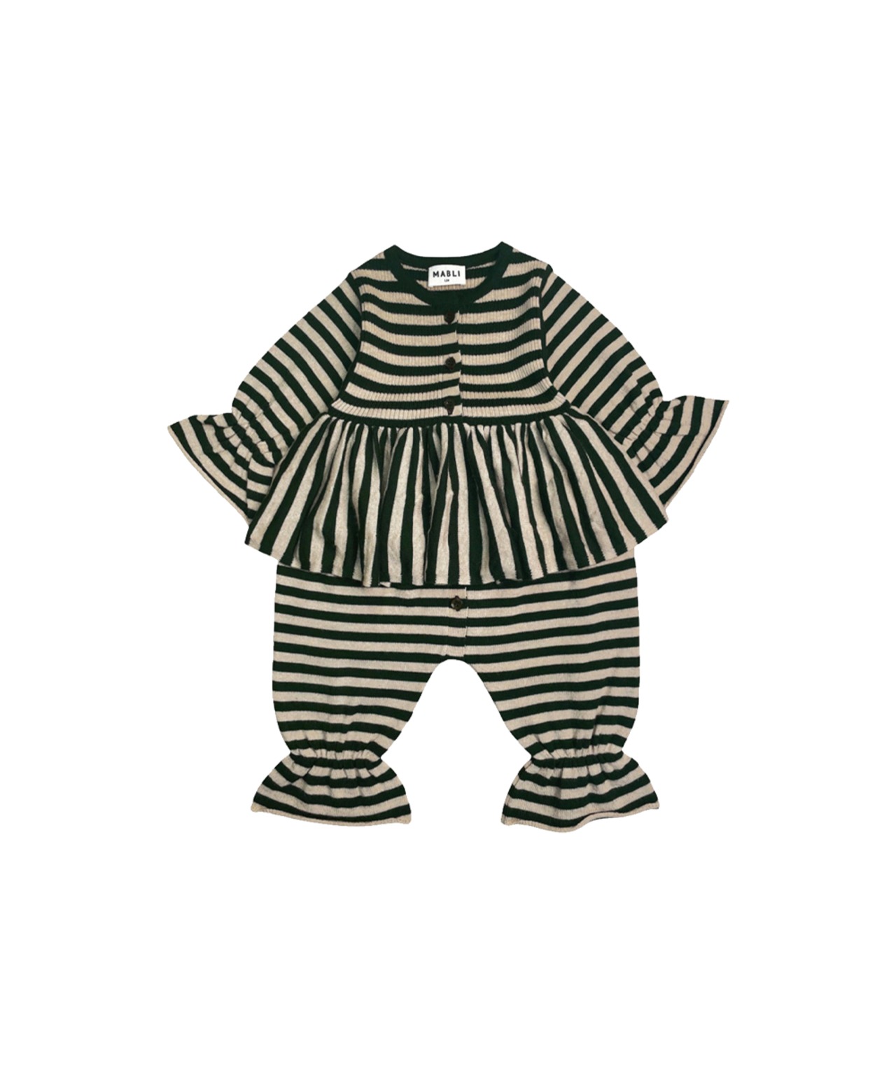 MABLI　STEVIE ROMPER - IVY STRIPE