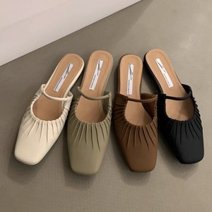 pleats flat sandals N10822