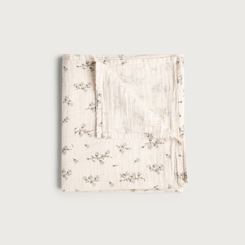 Bluebell Swaddle Muslin Blanket / garbo&friends [ガルボアンドフレンズ おくるみ スワドル ガーゼ 出産準備 出産祝い]