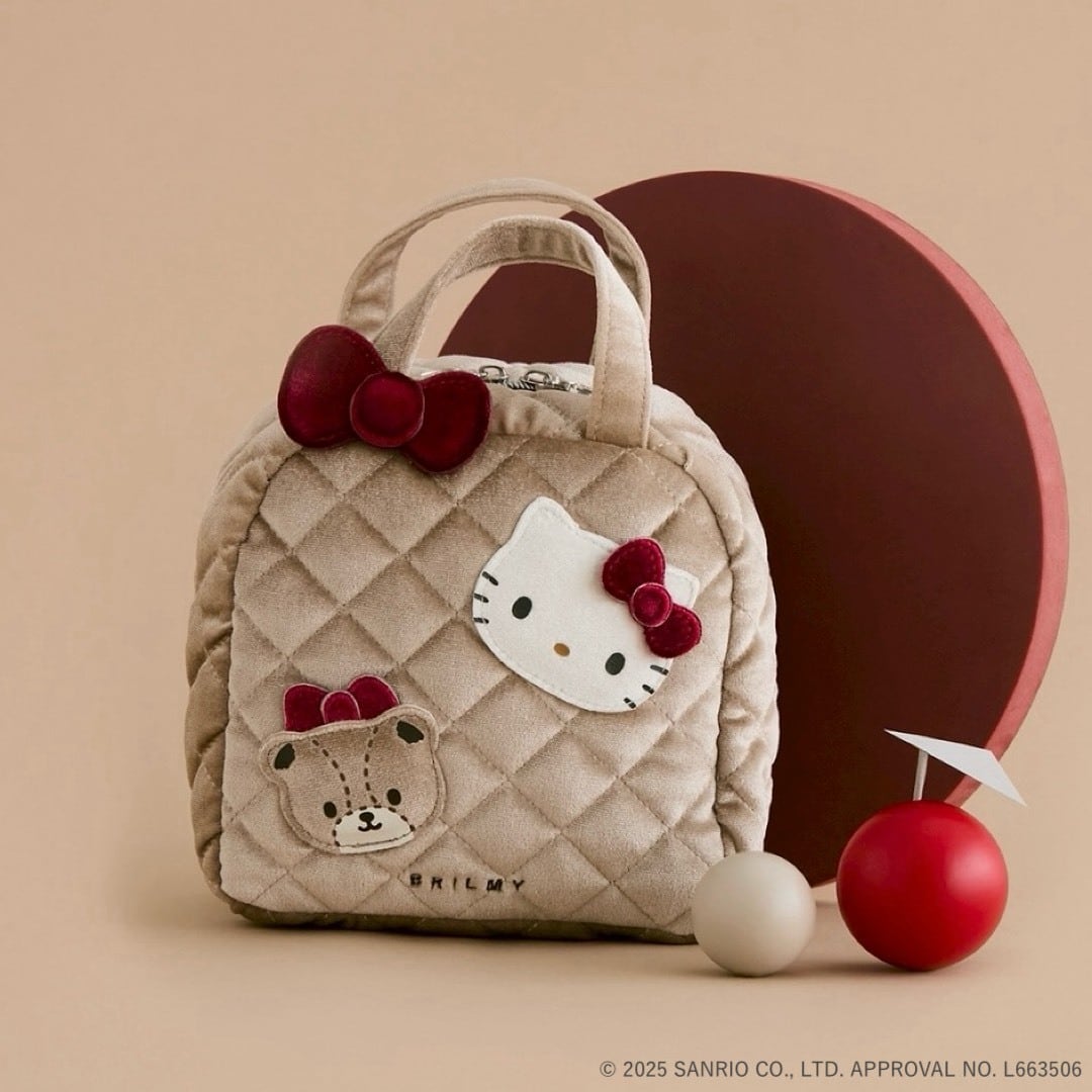 ポップアップストア限定版】ZUBORA COSME POUCH VELOUR BEIGE ver