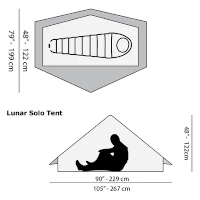 【SIX MOON DESIGNS】 Lunar Solo Backpacking Tent / ルナーソロ バックパッキング テント