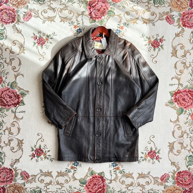 KOREA vintage lamb leather jacket