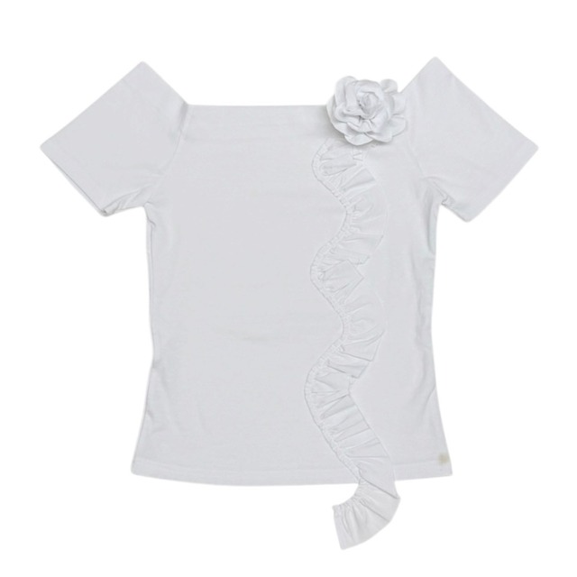 ローズフリルTシャツ