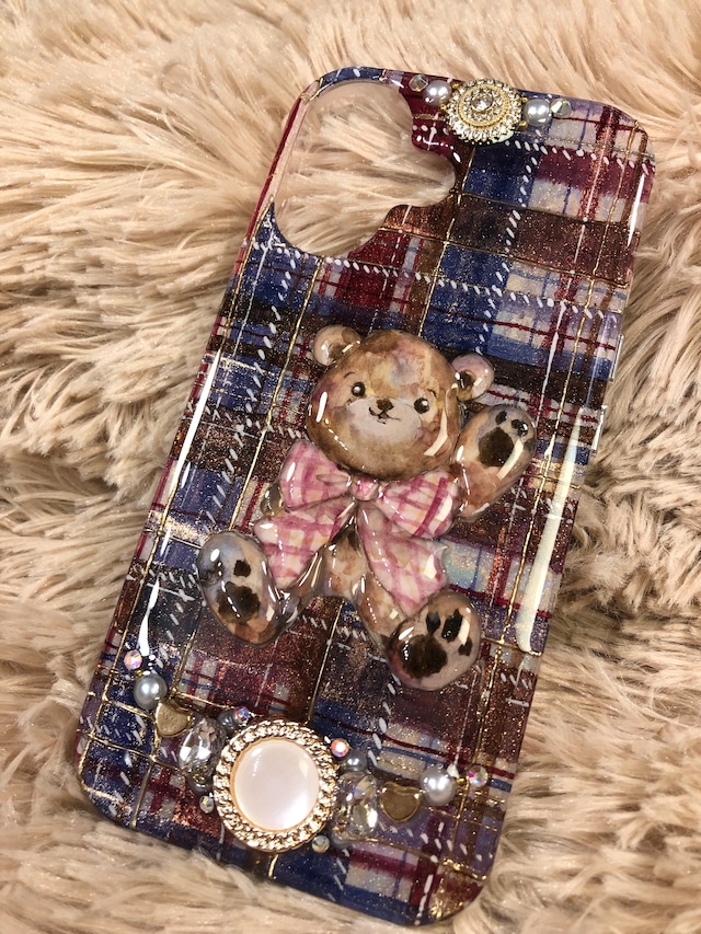 【iPhoneケース】テディベア