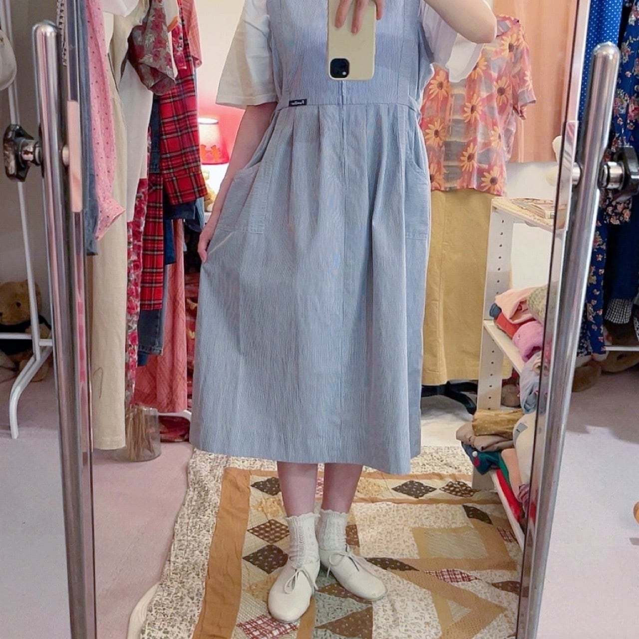 Familiar / hickory jumper skirt